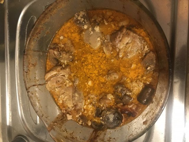 Chicken Steaks in a Clay Pot