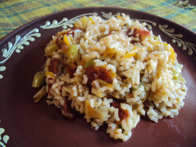 Wholegrain Risotto with Sun-dried Tomatoes