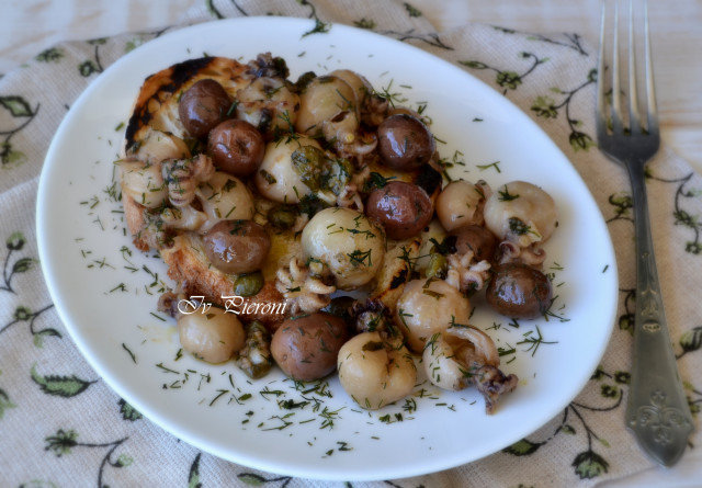 Cuttlefish with Dill and Olives