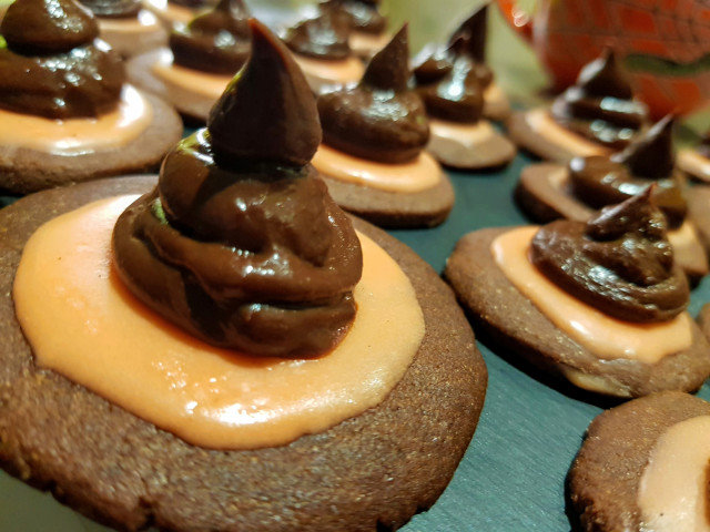 Halloween Witch Hat Cookies