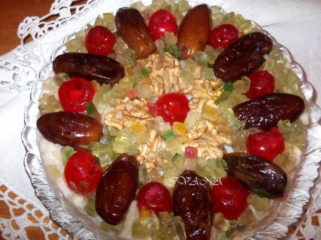 Rice Pudding with Candied Fruit