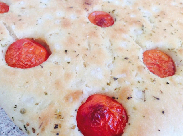 Focaccia with Pizza Dough