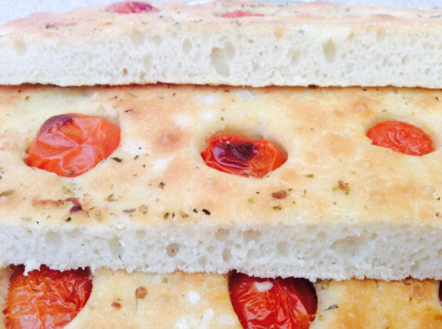 Focaccia with Pizza Dough