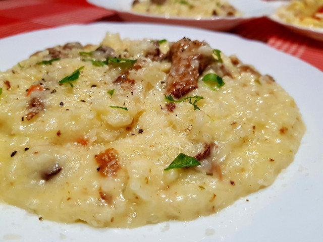 Tender Risotto with Mushrooms