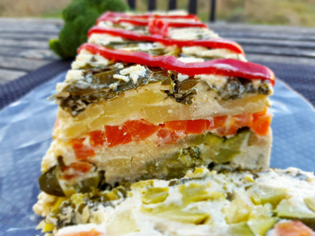 Vegetable Terrine with Cheese