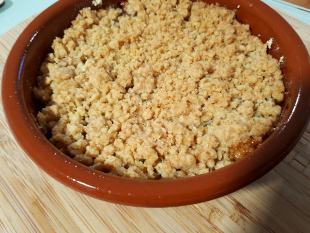 Crumble with Apples and Pears