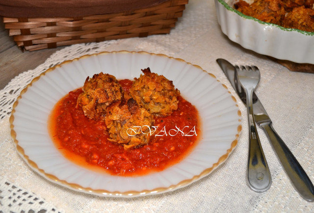 Baked Meatballs with Cornflakes