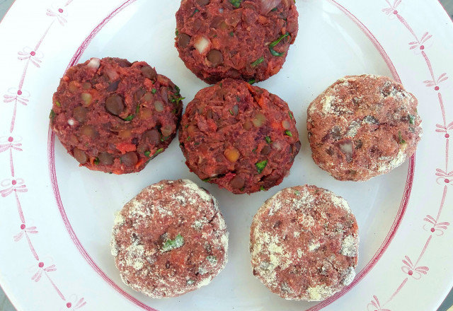 Lentil and Beetroot Patties