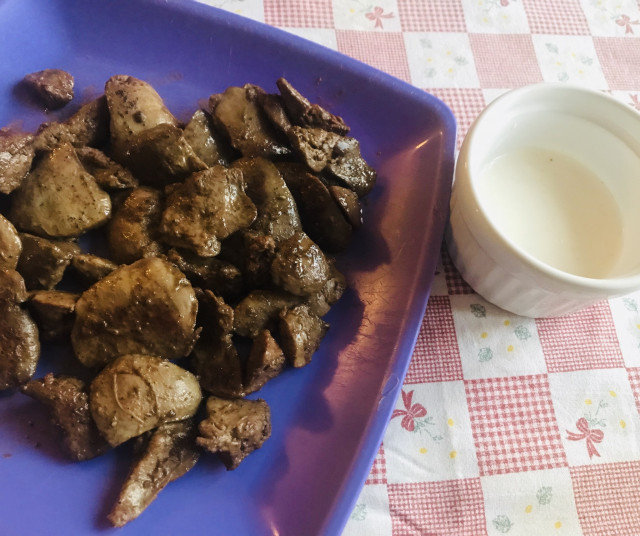 Chicken Livers with Lemon