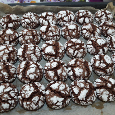 Whole Wheat Crinkle Cookies with Nutella