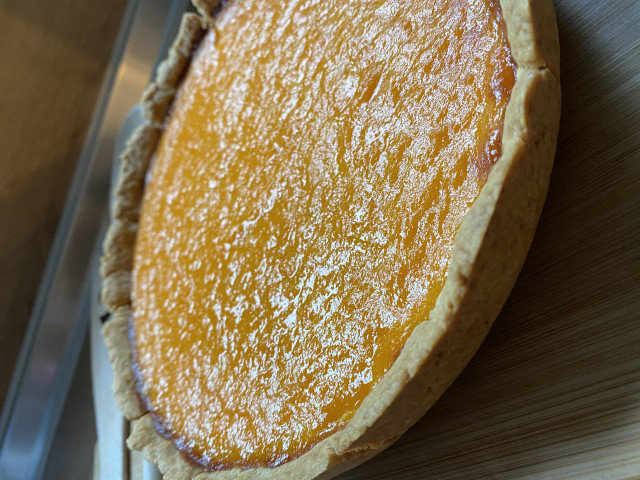 American Pumpkin Pie with Cinnamon
