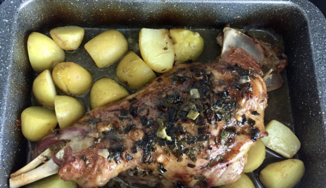 Oven-Baked Lamb