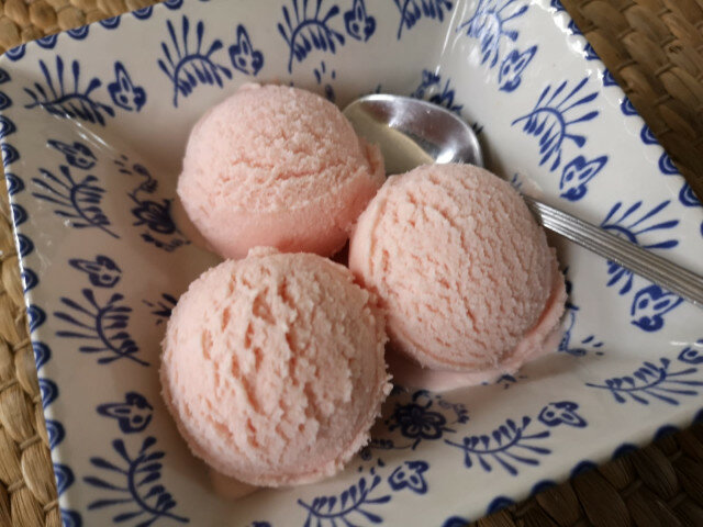 Homemade Watermelon Ice Cream