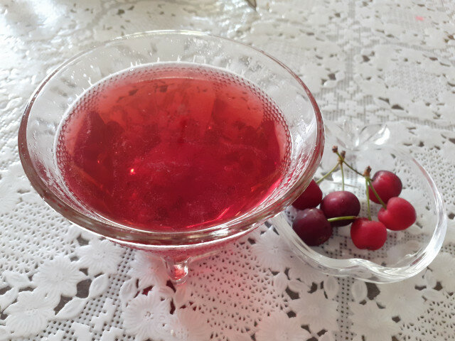 Cherry Syrup from Grandma`s Cookbook