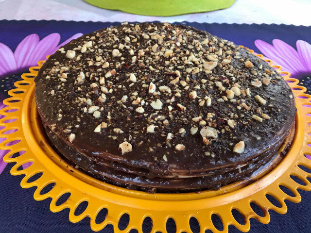 Wafer Chocolate Cake