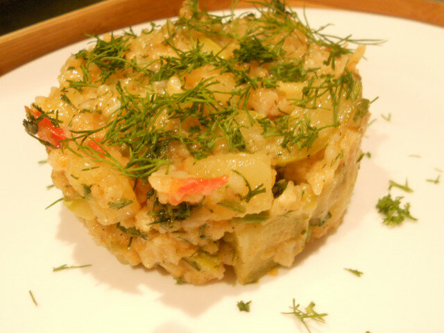 Rice with Zucchini and Potatoes