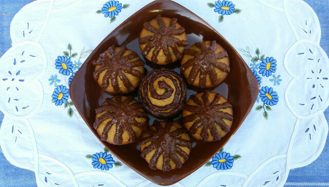 Vegan Cupcakes with Cocoa Glaze