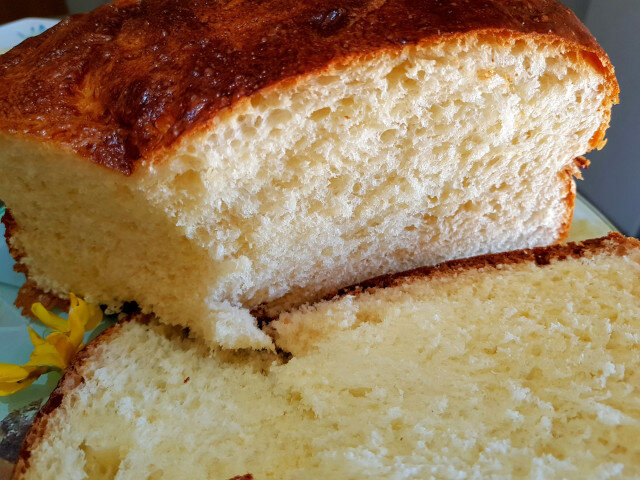 Classic French Brioche with Butter