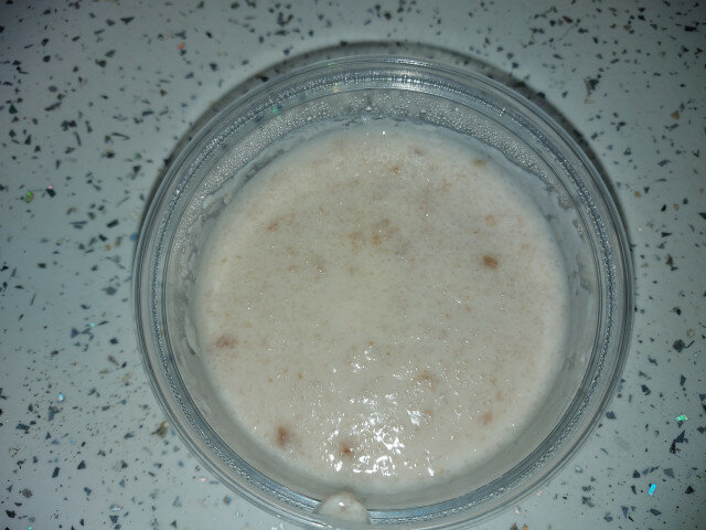 Milk with Semolina and Pears