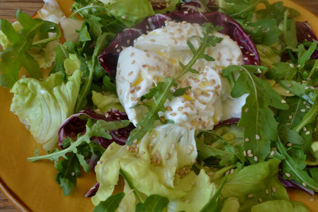 Green Salad with Burrata