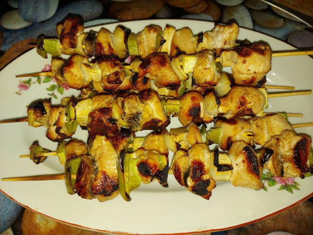 Chinese-Style Chicken Skewers