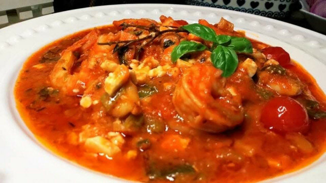 Greek-Style Shrimp with Tomato Sauce