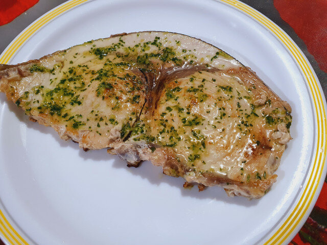 Grilled Marinated Shark Cutlets