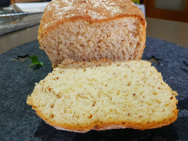 Bread with Dark Beer and Mustard