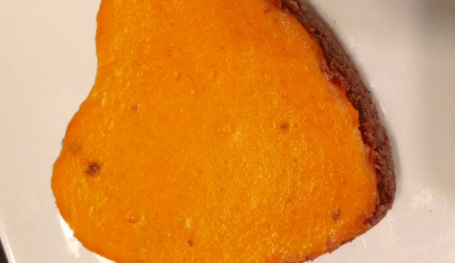 Pumpkin Pie with Wafer Base