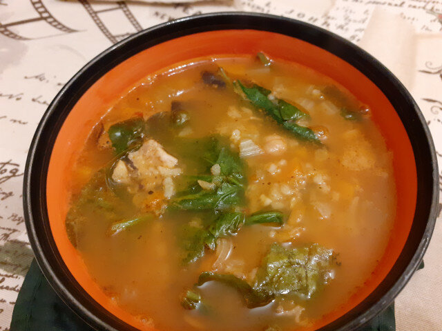 Shiitake Mushroom and Chickpea Soup