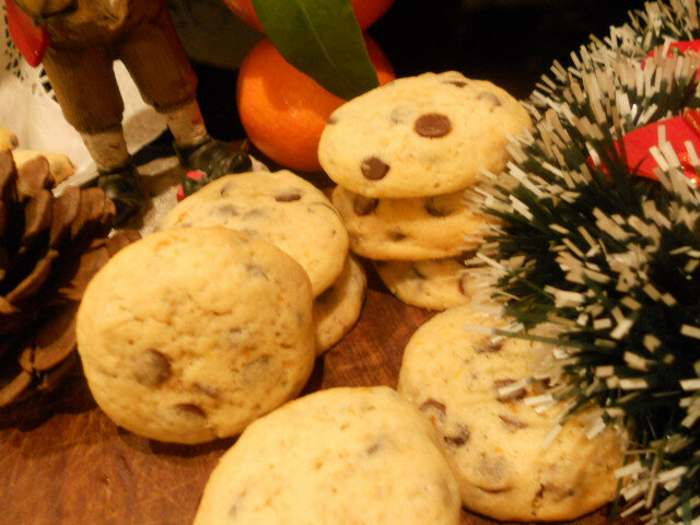 Orange Scented Chocolate Chip Cookies