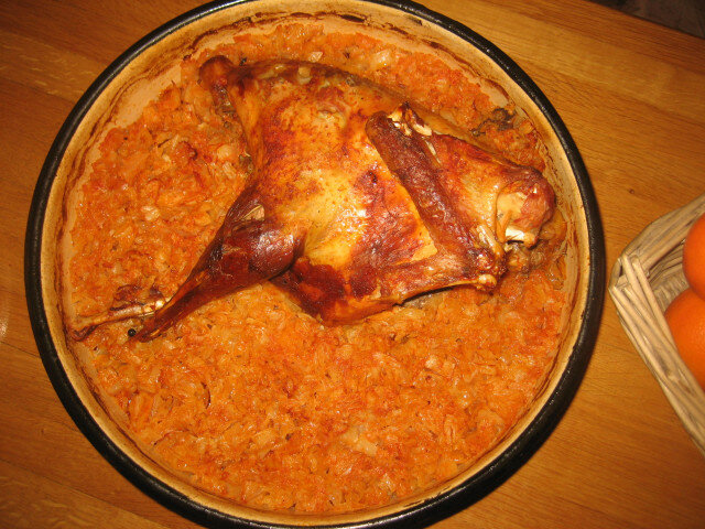 Country-Style Turkey with Sauerkraut