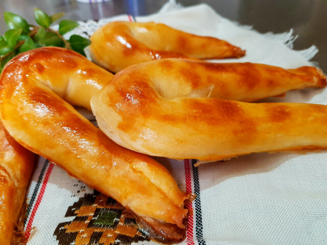 Homemade Long Horseshoe Pastries