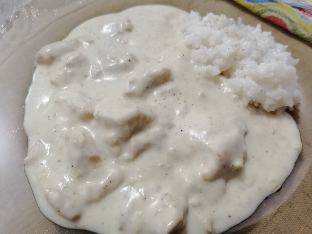 White Meat with Cream