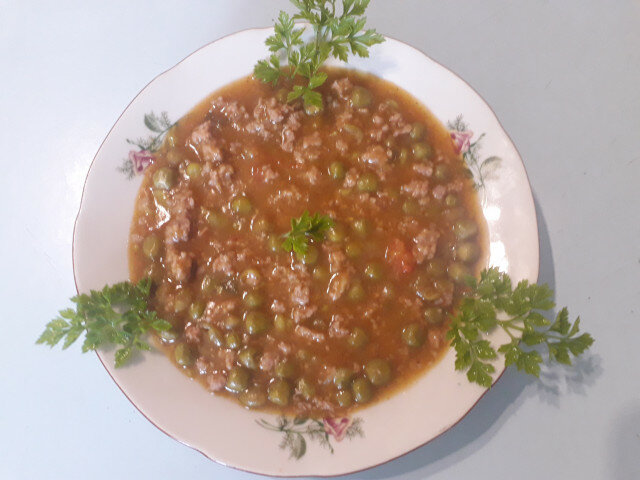Peas with Minced Meat