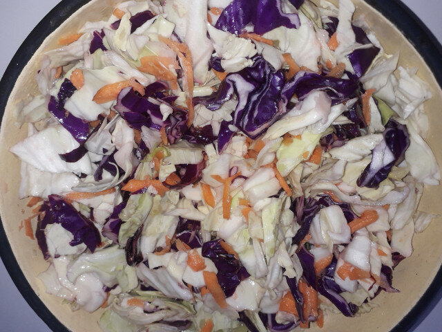 Colorful Salad with Chinese Cabbage