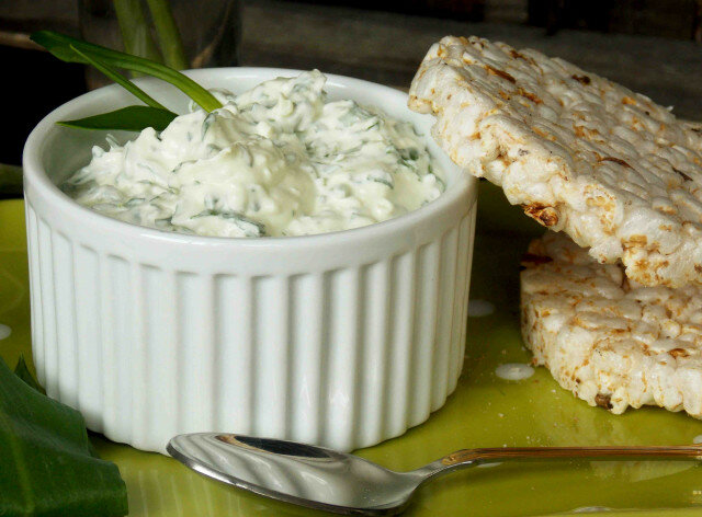 Homemade Cream Cheese with Chives