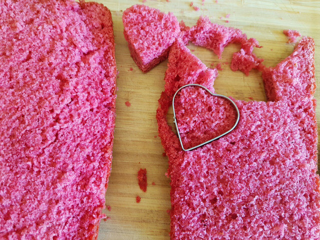 Cake with a Heart for Lovers