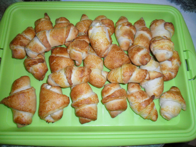 Serbian Mini Croissants with Yogurt