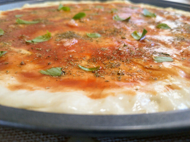 Pizza Marinara by an Old Italian Recipe