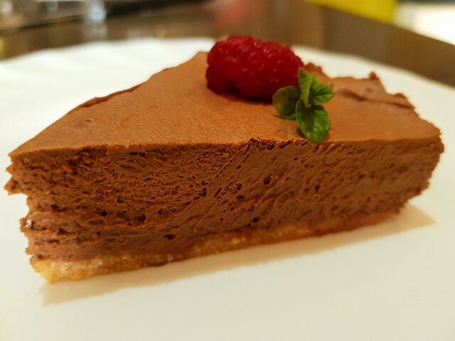 Chocolate Mousse and Raspberry Cake
