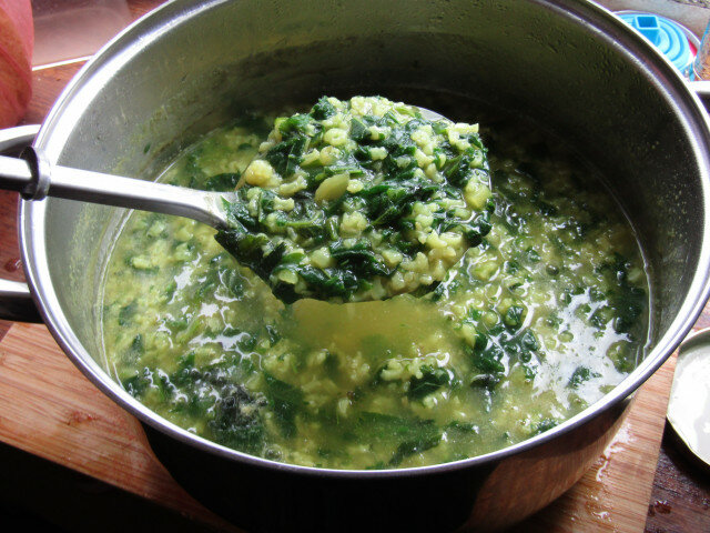 Nettle Soup with Rice