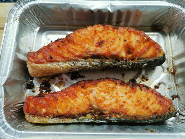 Air Fryer Baked Salmon