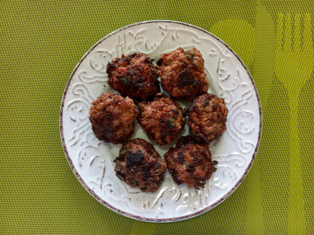 Souvlaki Fried Turkey Meatballs