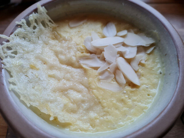 Corn and Coconut Milk Cream Soup
