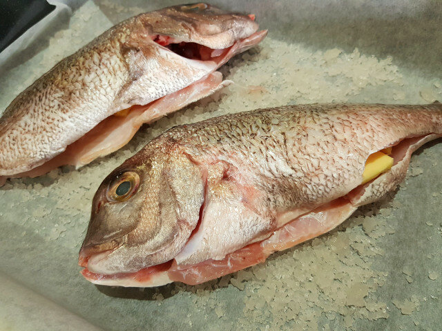 Baked Fish in Salt Crust