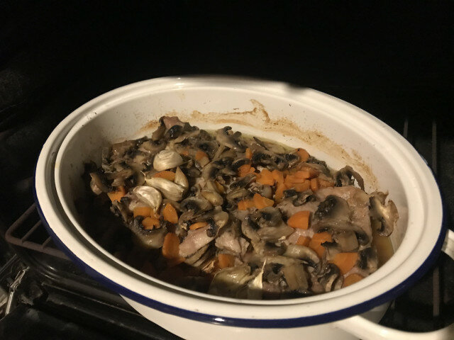 Smothered Pork with Mushrooms