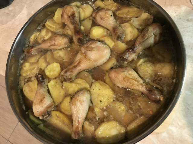 Village-Style Oven-Baked Chicken with Potatoes