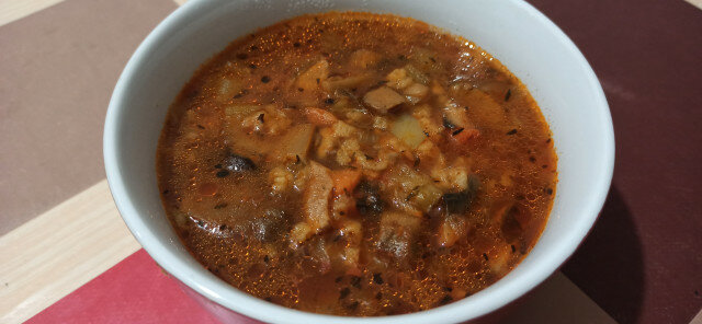 Italian Porcini Mushroom Soup