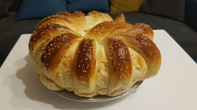 Spiral Loaf with Feta